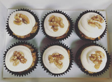 Load image into Gallery viewer, Carrot &amp; Walnut Cupcakes