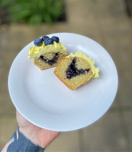 Lemon & Blueberry Cupcakes
