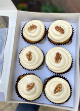 Load image into Gallery viewer, Carrot &amp; Walnut Cupcakes